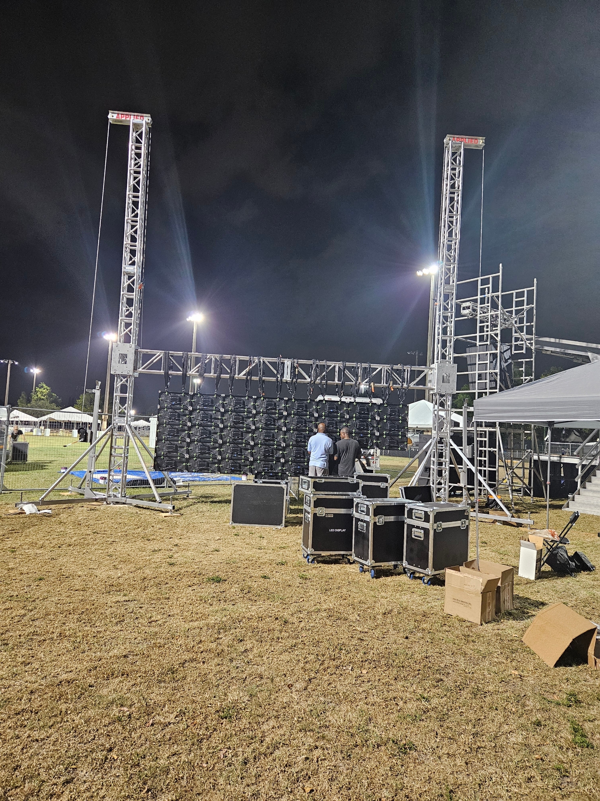 Lauderhill Night Cricket Tournament LED Scoreboard